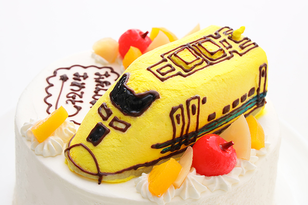 ドクターイエローケーキ【立体の他にメッセージや写真を入れ